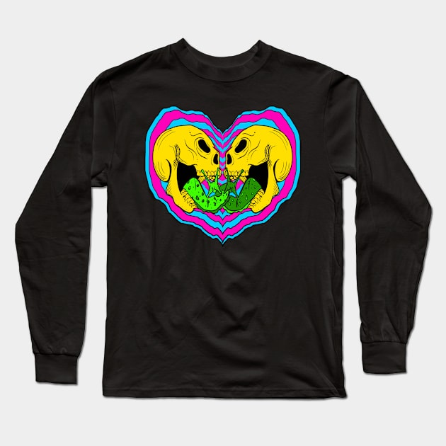 French Kiss Long Sleeve T-Shirt by LarsBeelzebub